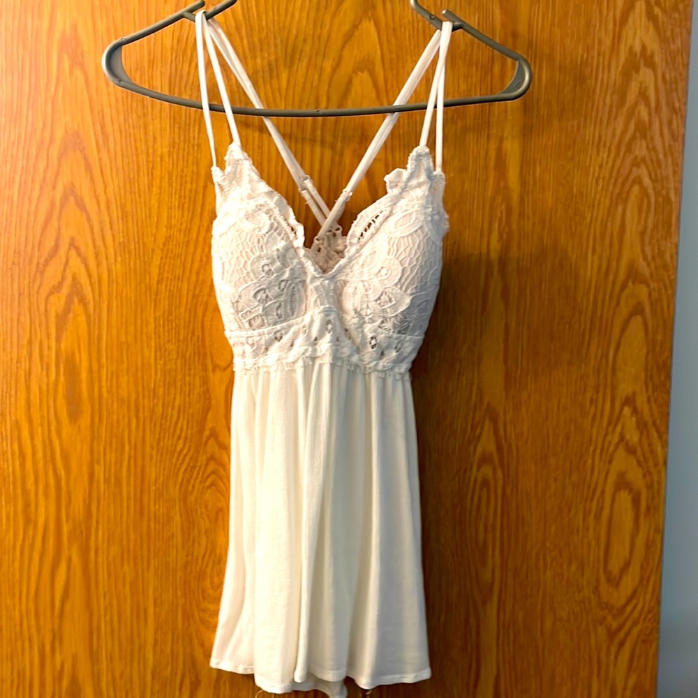 White boutique tank